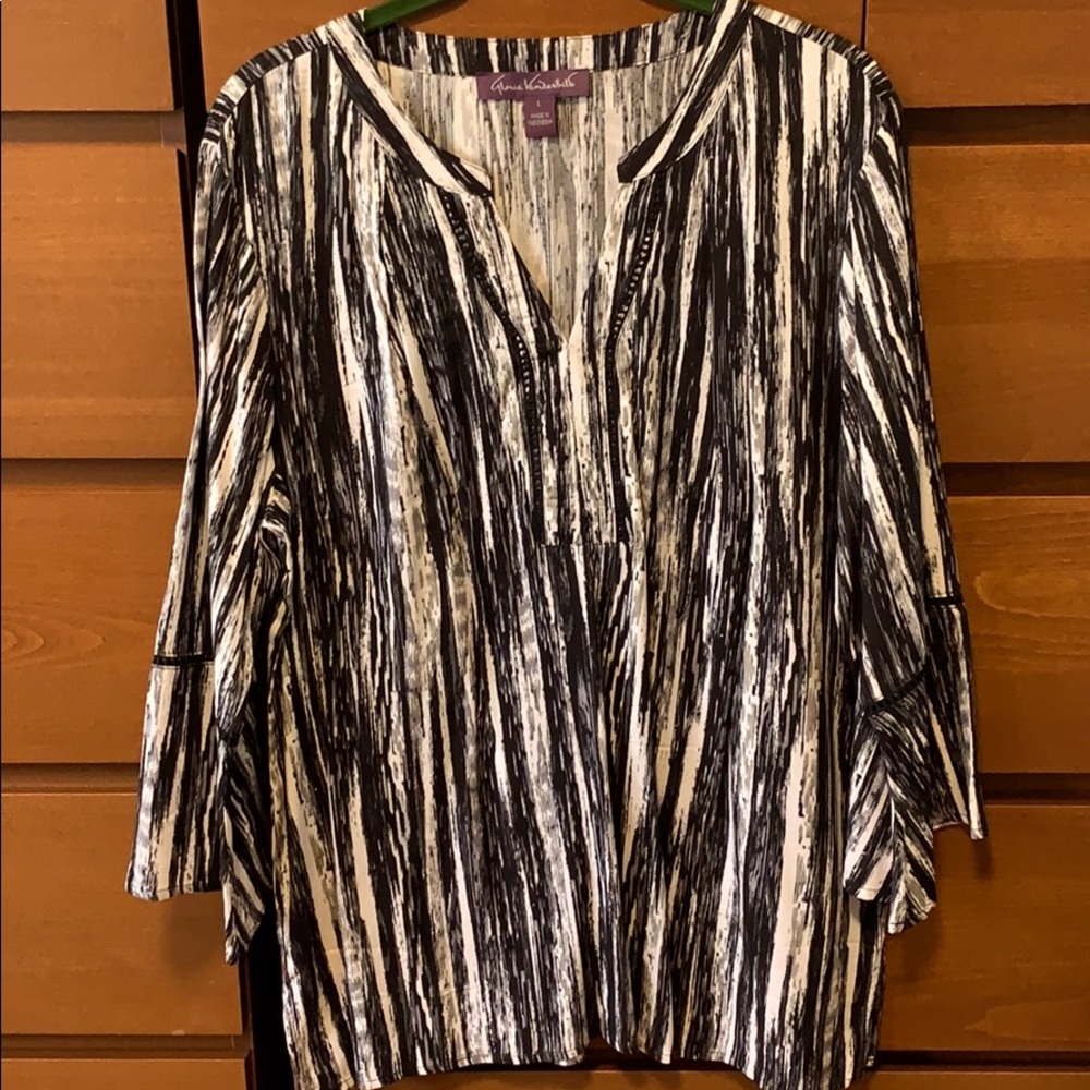 Gloria Vanderbilt Tunic Top Size L